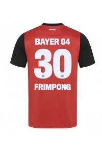 Bayer Leverkusen Jeremie Frimpong #30 Jalkapallovaatteet Kotipaita 2024-25 Lyhythihainen